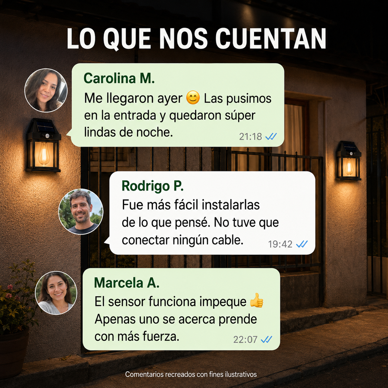 NovvaLight Colonial™– Pack 2 unidades
