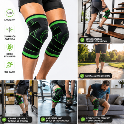 FlexKnee Pro - Rodillera deportiva con soporte ajustable