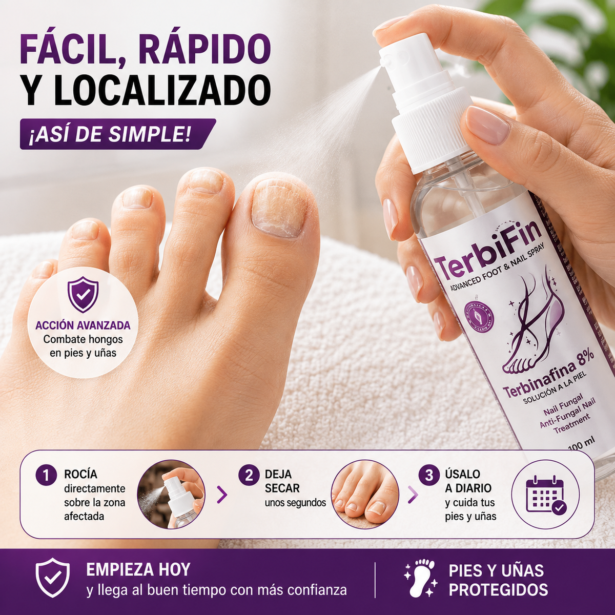 NovvaPies™ Spray | Prepara tus pies para volver a lucirlos