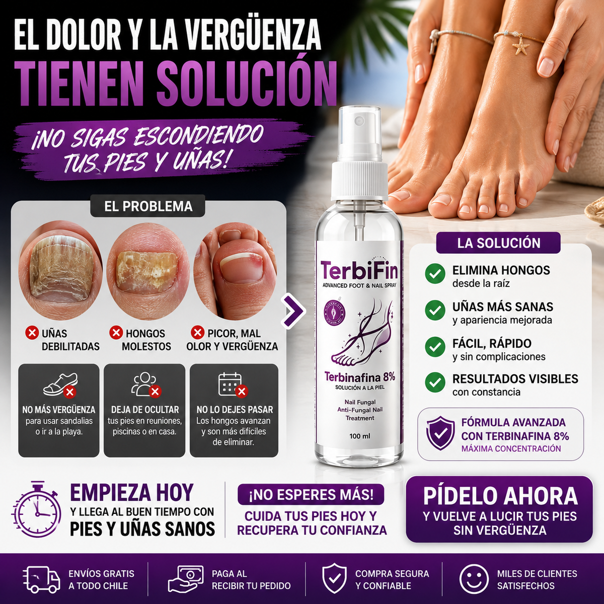 NovvaPies™ Spray | Prepara tus pies para volver a lucirlos