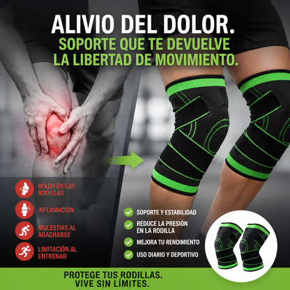 FlexKnee Pro - Rodillera deportiva con soporte ajustable